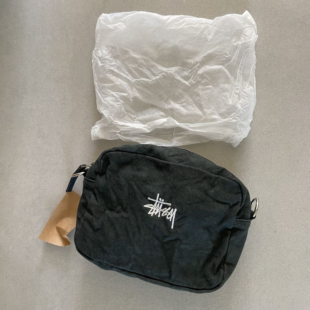 Сумка stussy canvas барсетка через плече чоловіча та жіноча стусі