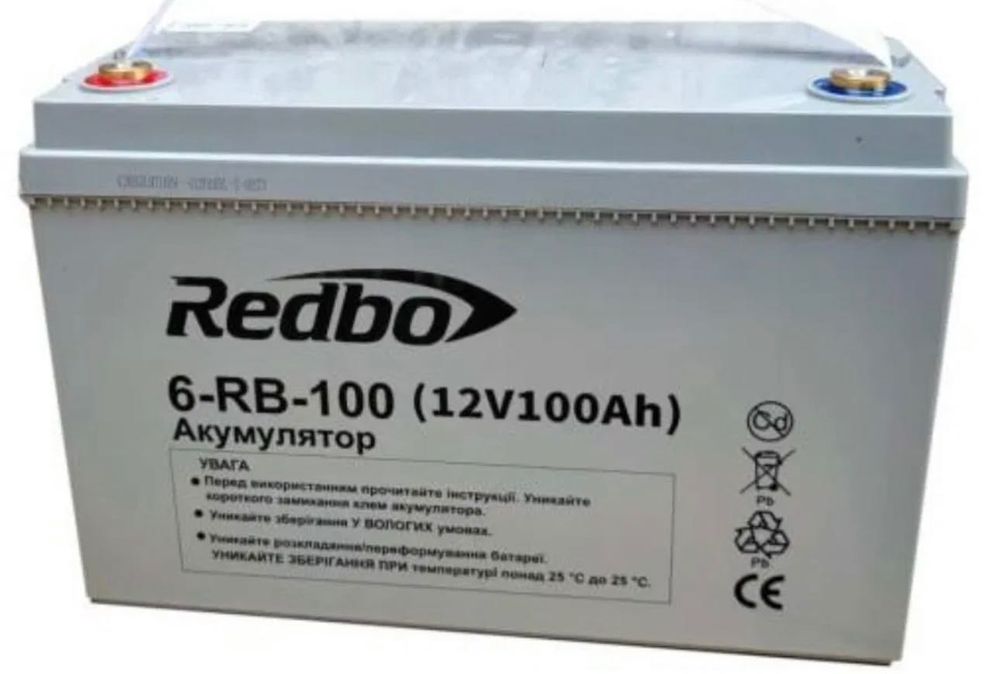 Акумуляторні батареї Redbo 6-RB-100