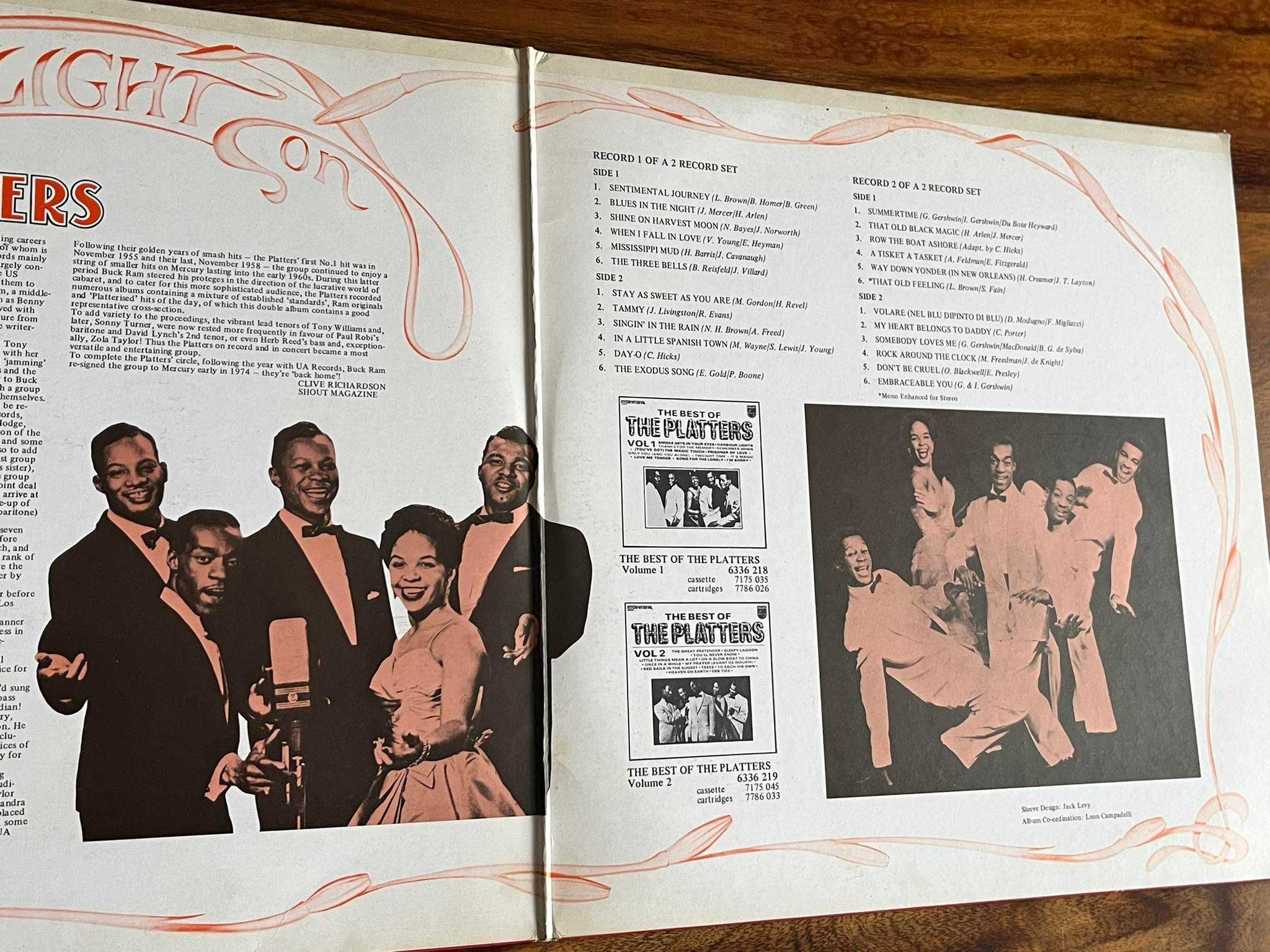 The Platters - Spotlight On the Platters - 2 LP - stan EXTRA (rare)