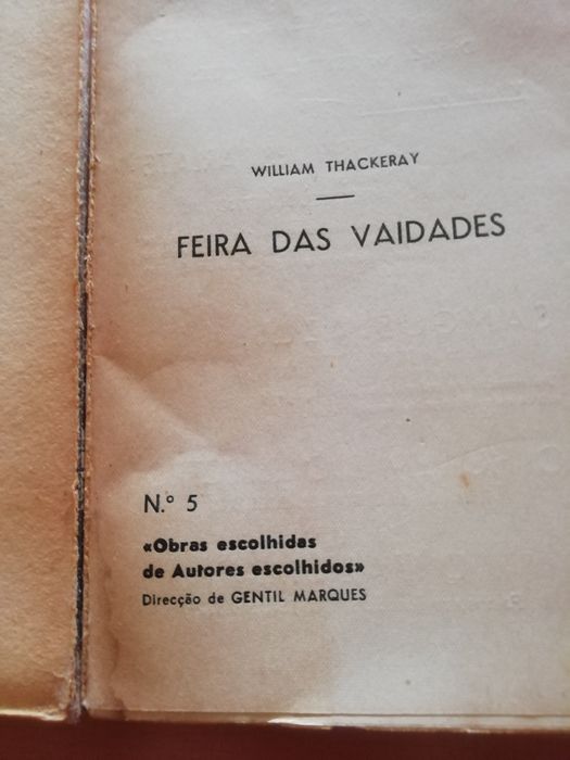 Feira das Vaidades de William Thackeray