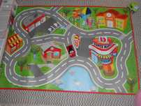 Tapete pista de brincar com carro