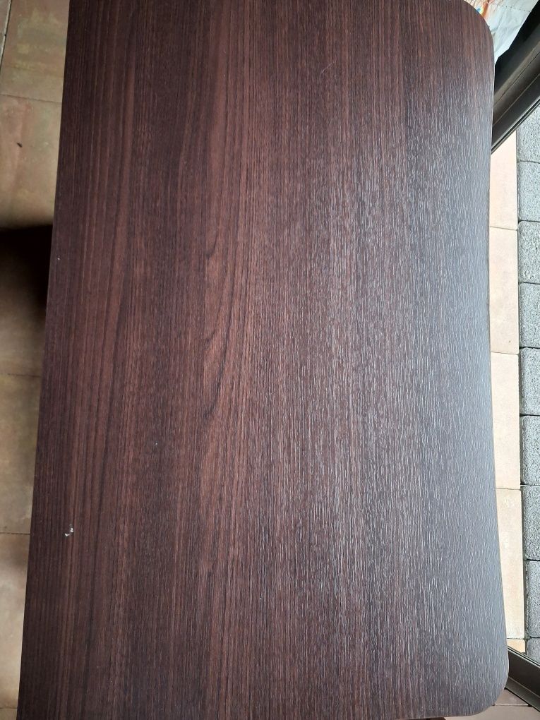 Biurko ciemny orzech blat 89x51