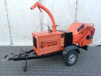 Mobilny rębak spalinowy TIMBERFWOLF TW230DHB diesel Kubota przyczepka
