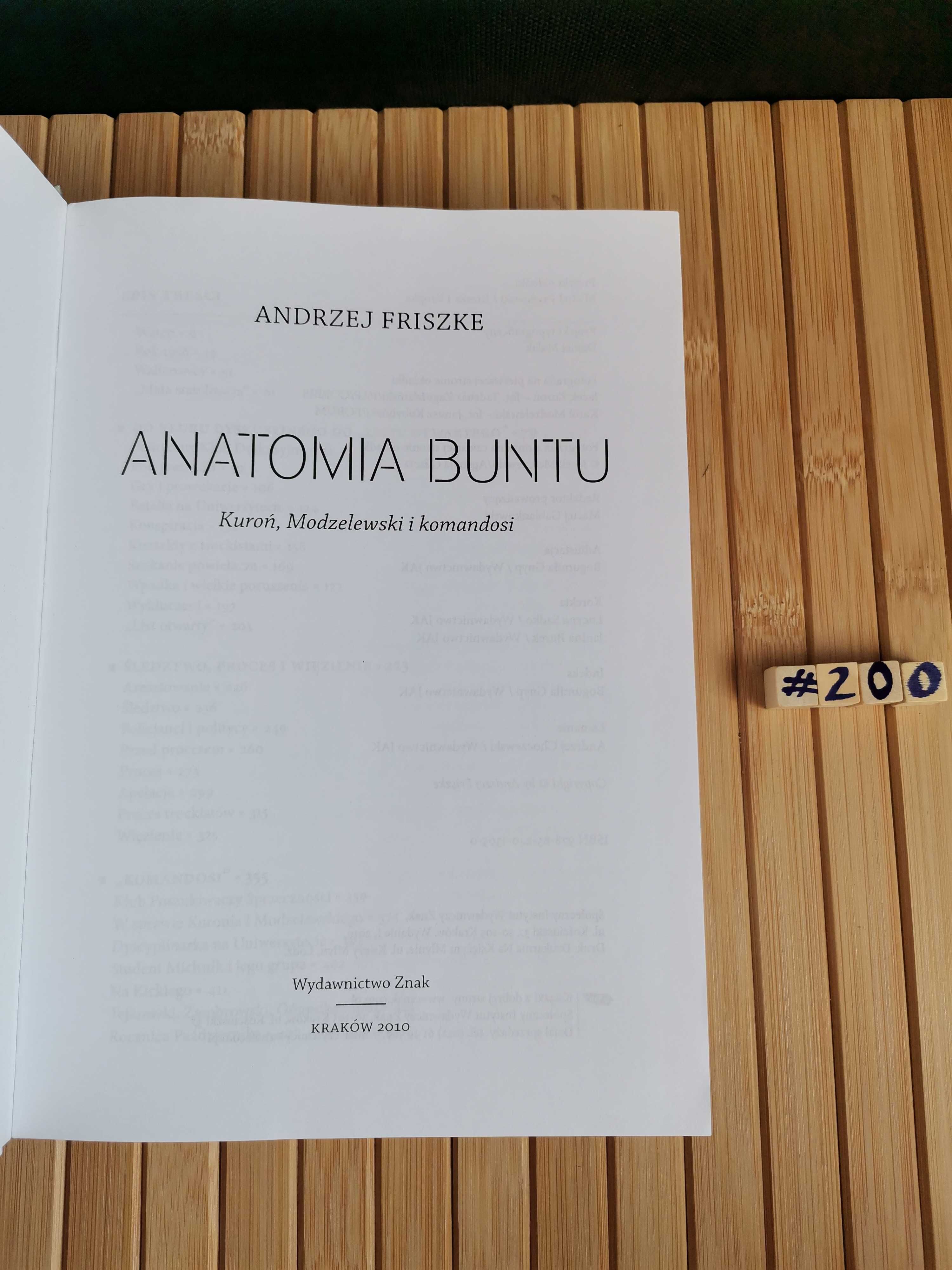 Friszke Anatomia buntu Real foty