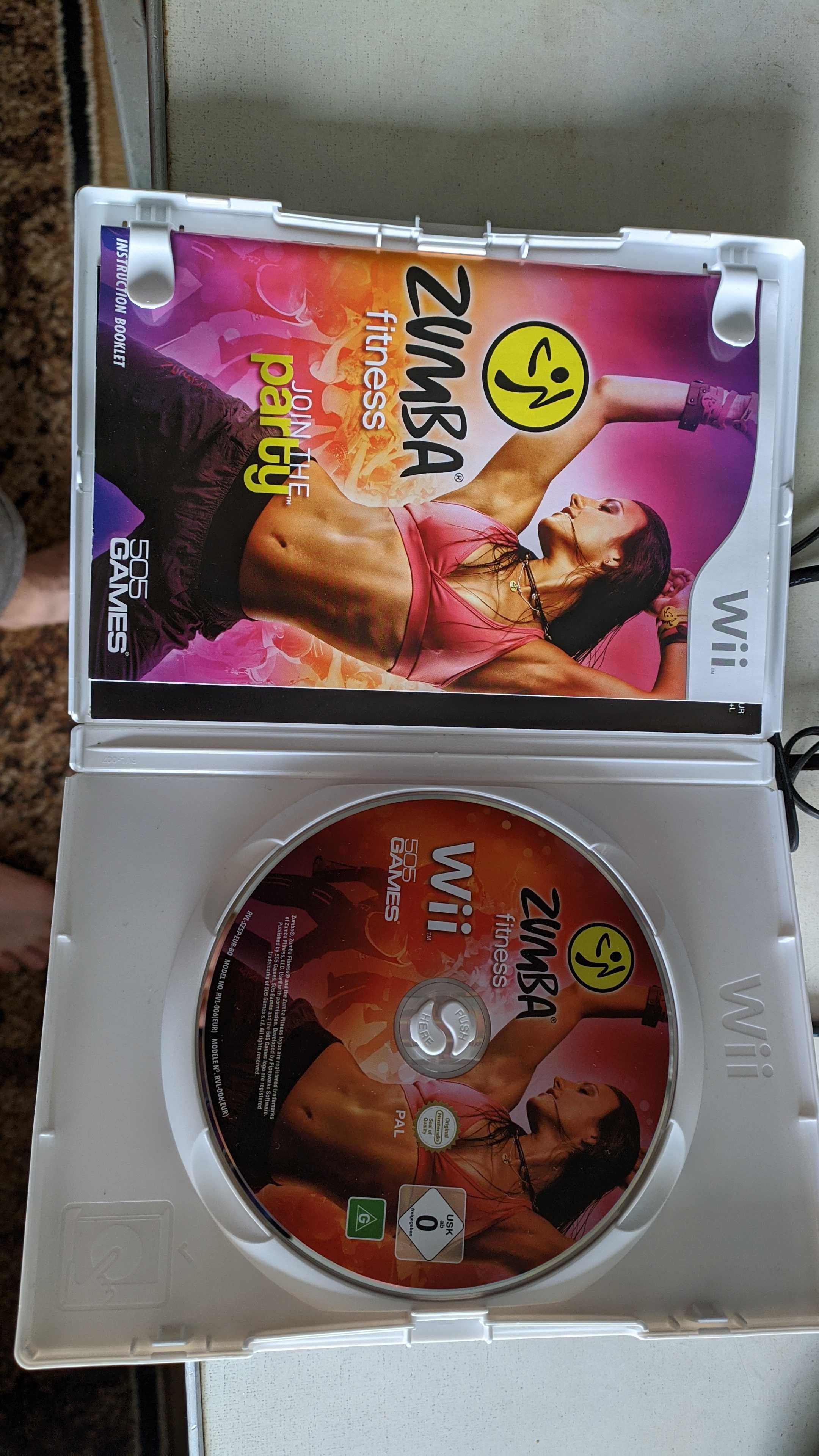 Диск з іграми для Nintendo Wii Zumba fitness