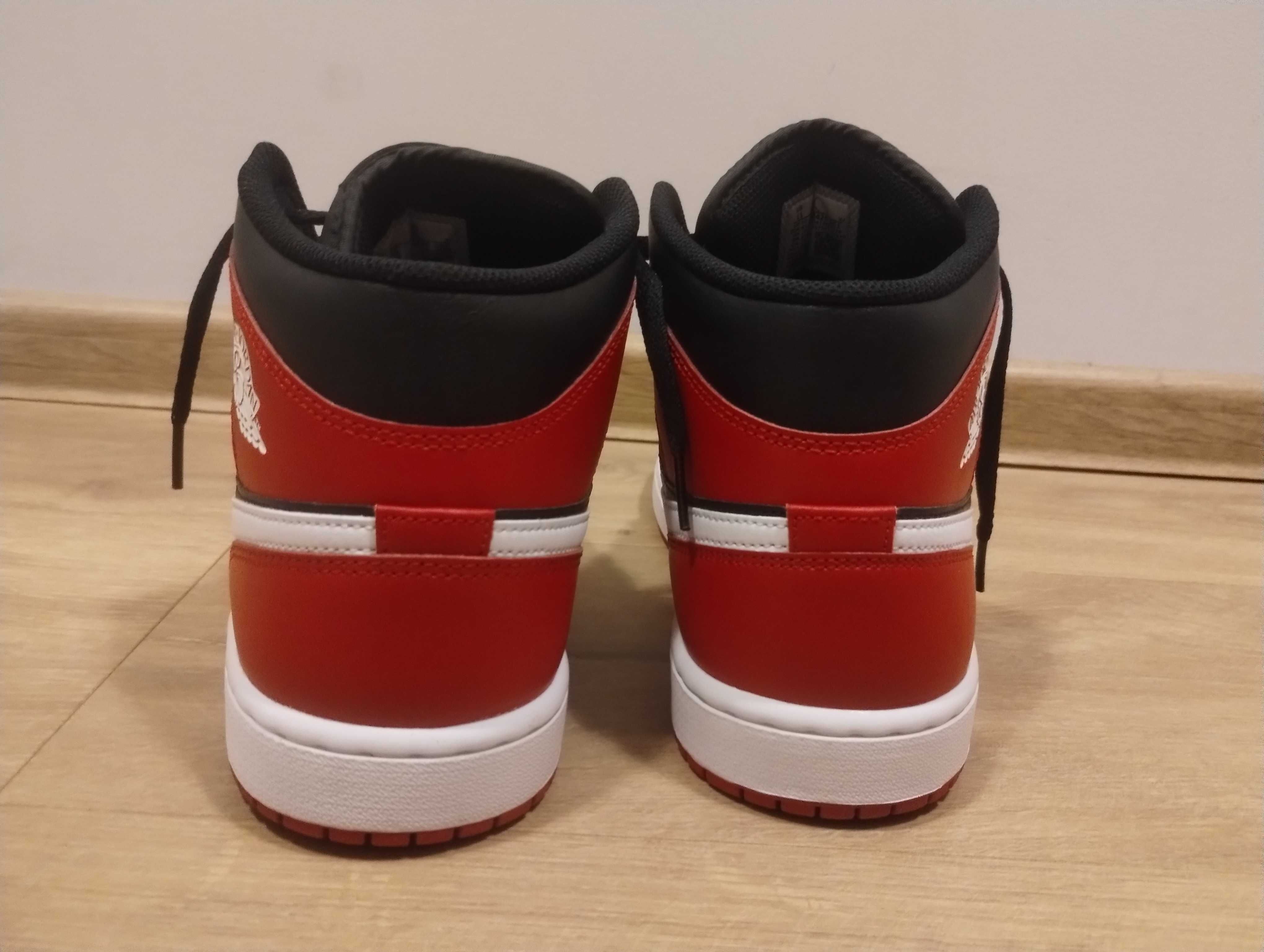 Nike Air Jordan 1 Mid black-white/gym-red