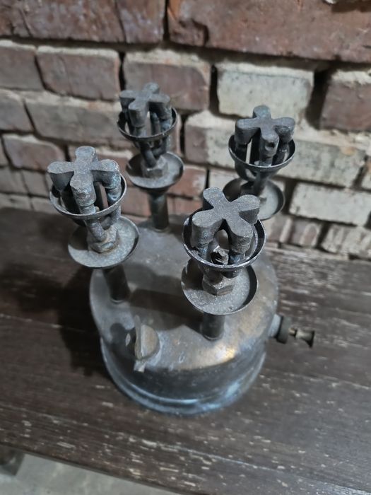 Kuchenka z mosiądzu antyk naftowa