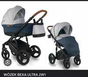 wózek 2 w 1 gondola spacerówka -  BEXA Ultra + dodatki