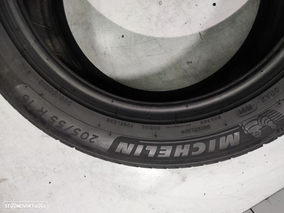 2 pneus semi novos 205-55r16 michelin - oferta dos portes 85 EUROS