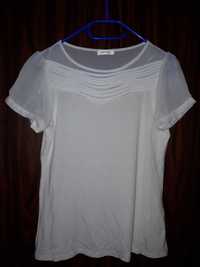 Bluzeczka kremowa Orsay 36 S 38 M koszulka elegancka do żakietu