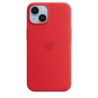 Etui case opakowanie do iPhone 14 czerwone nowe silikonowe MagSafe app