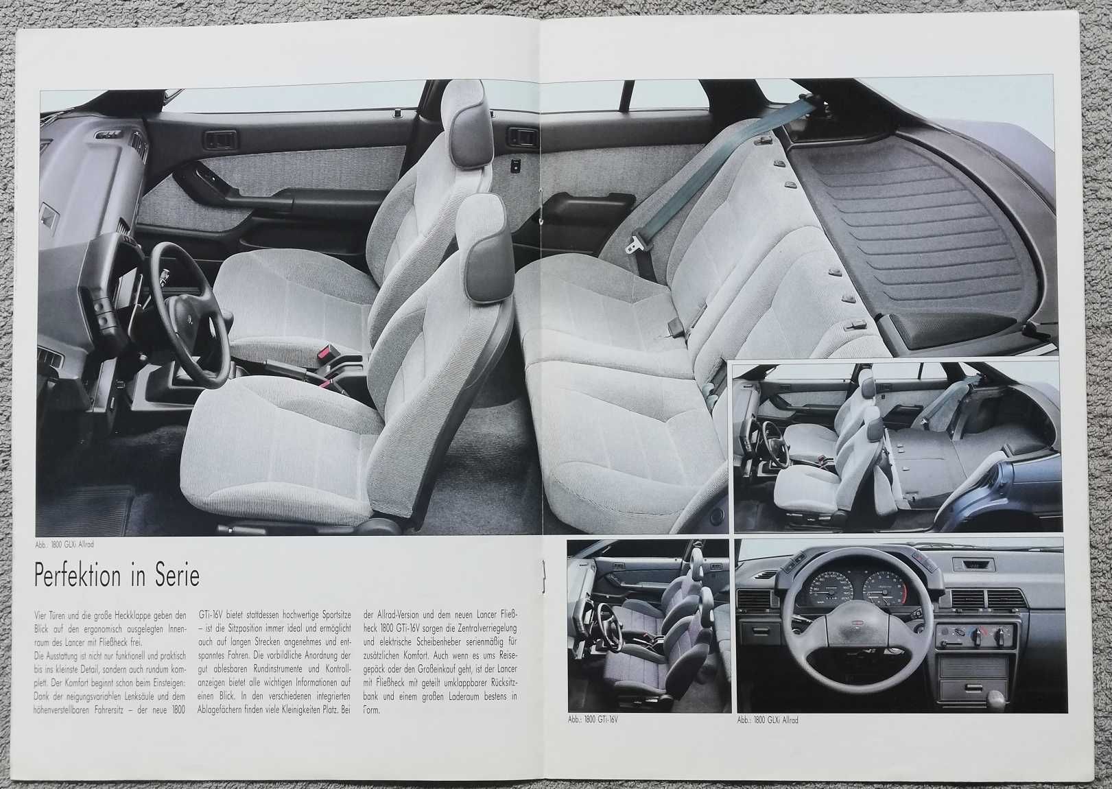 Prospekt Mitsubishi Lancer rok 1990