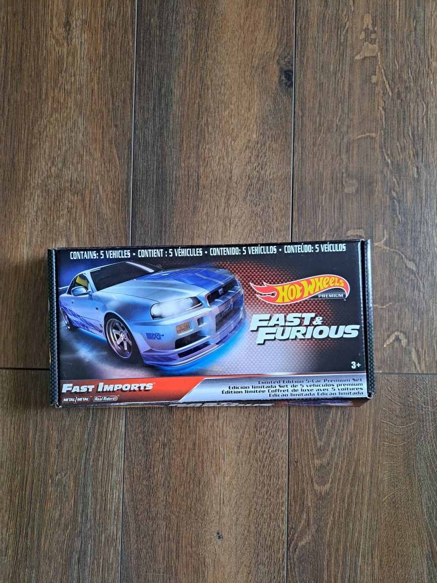 Hot Wheels Fast and Furious - puste pudełko Fast Imports