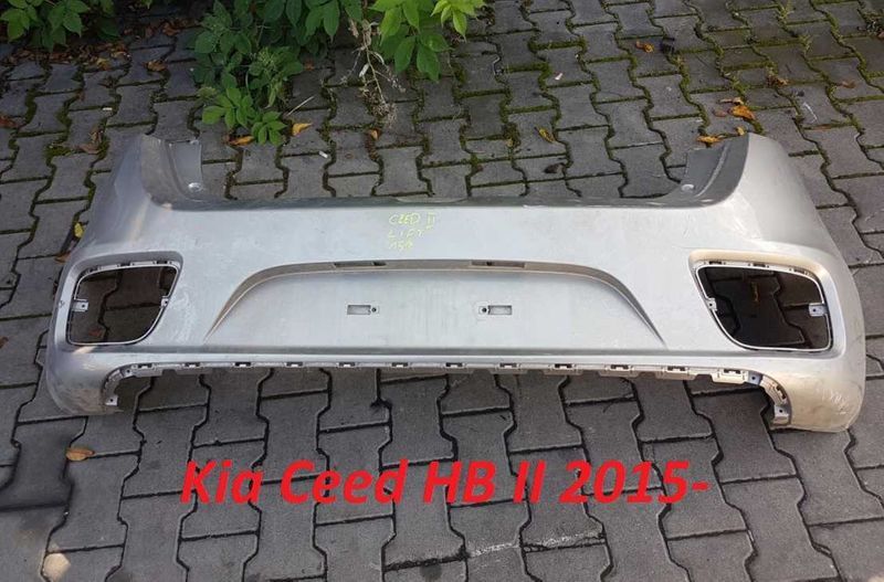 Бампер задний Киа Сид 2,Kia ceed 2 jd 2015-2018 hb хэтчбек рестайл