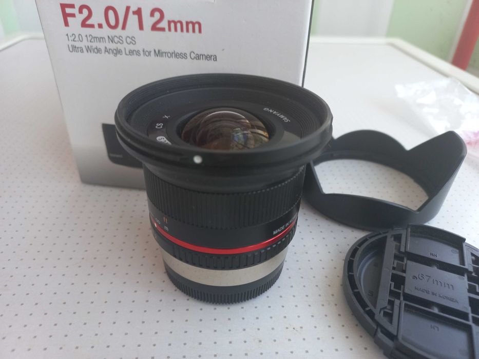 Samyang 12mm f2 para Fuji x