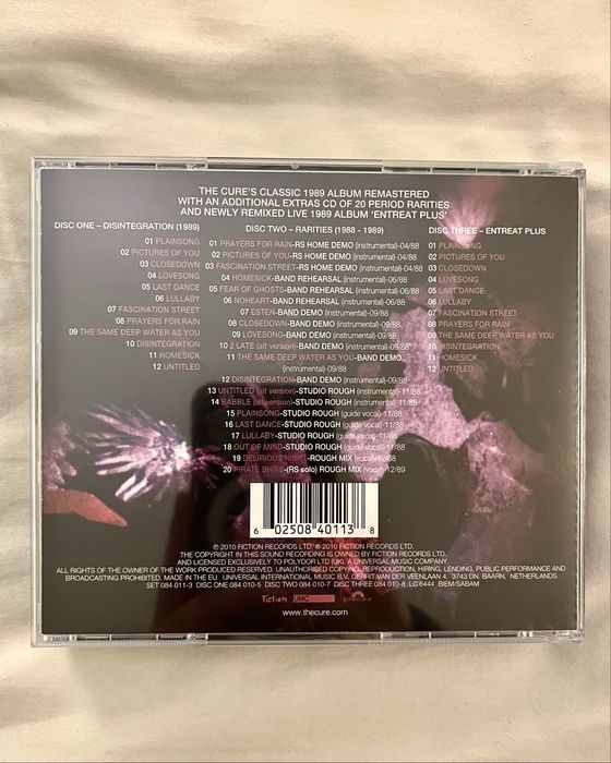 “Disintegration” The Cure - 3CDS