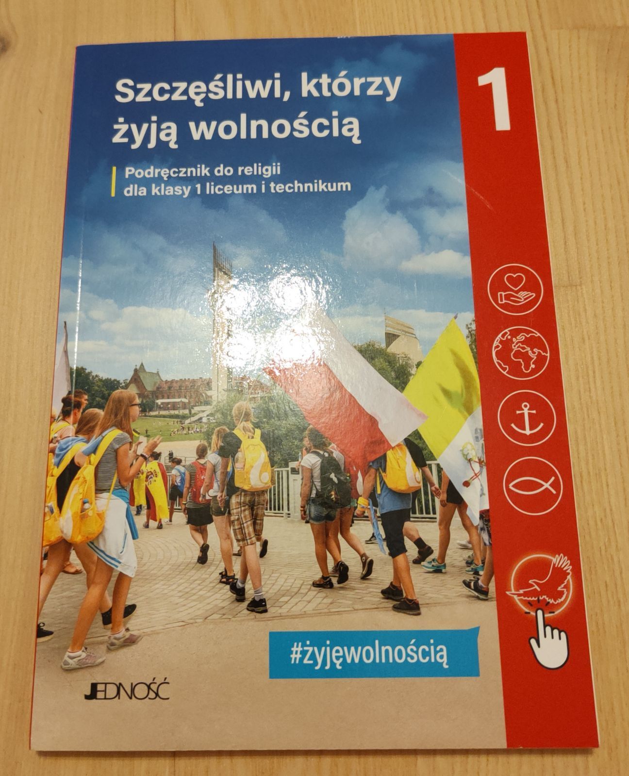 Szczęśliwi którzy żyją wolnością podręcznik religia 1