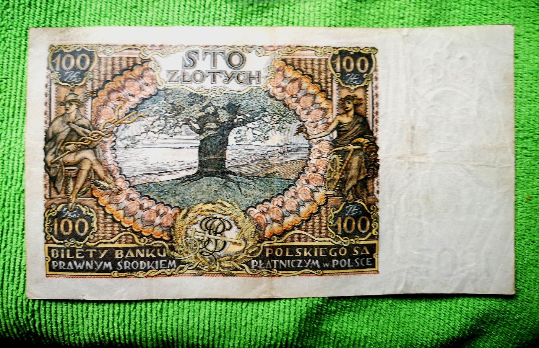 Banknot 100zl 1932r serii AD
