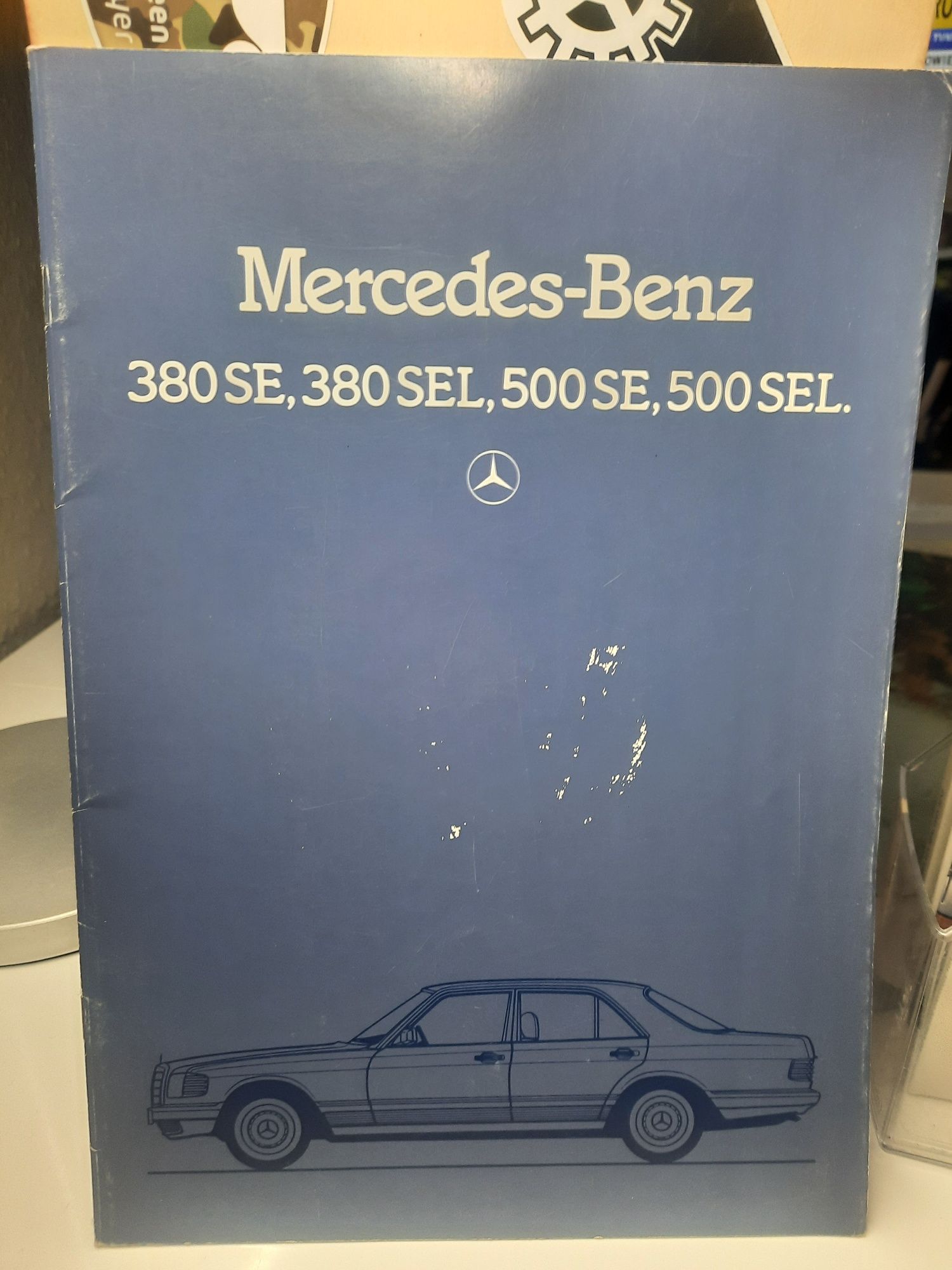 Prospekt Katalog Mercedes w126 SE-SEL