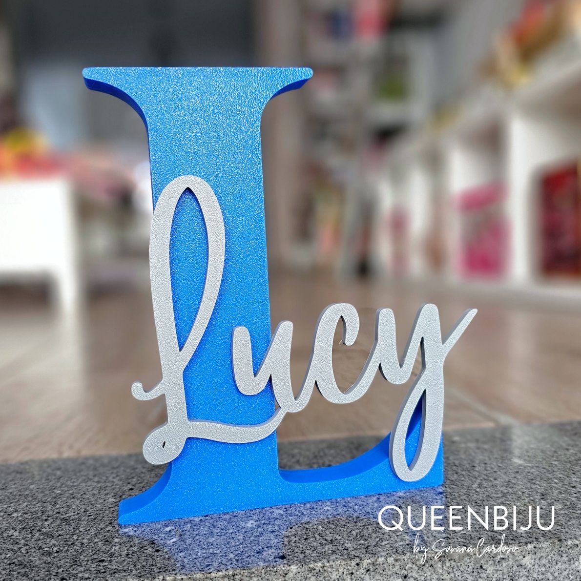 Letra com nome 20 cm Personalizável