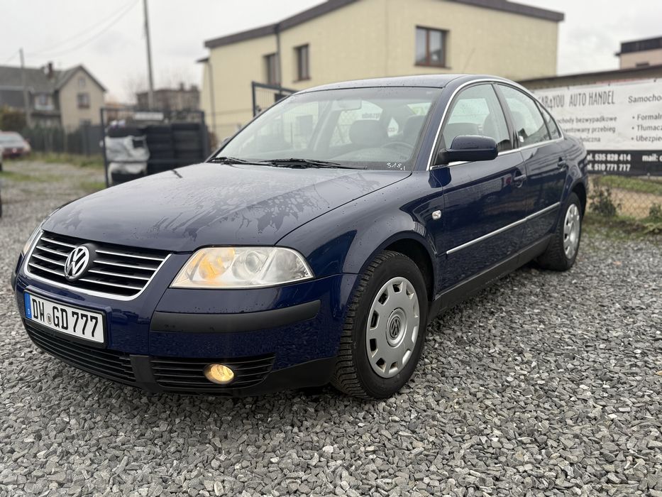 VOLKSWAGEN PASSAT 2001 2.0 Benzyna 217000KM Klimatyzacja