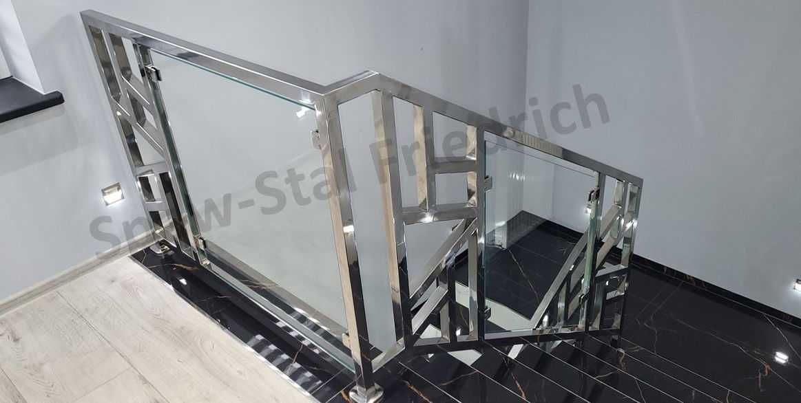 Balustrady,bramy,schody,zadaszenia-stal nierdzewna,czarna i aluminium