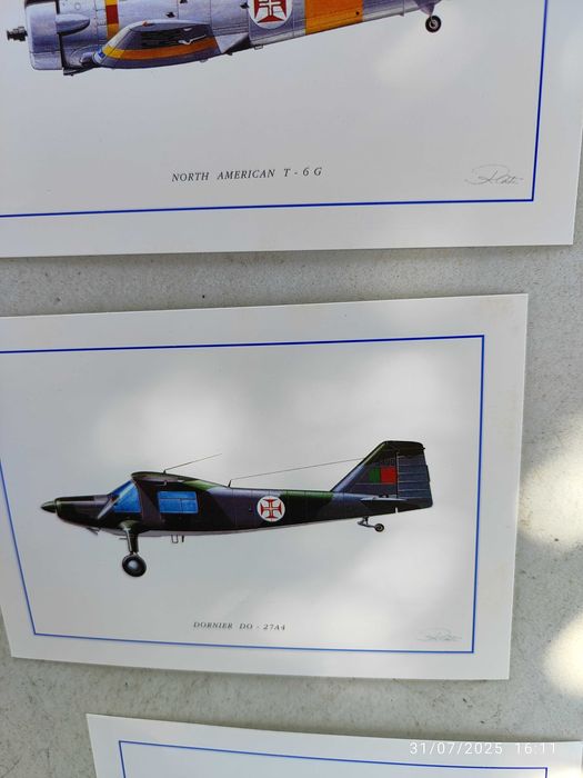 Coleção de postais do Museu do Ar