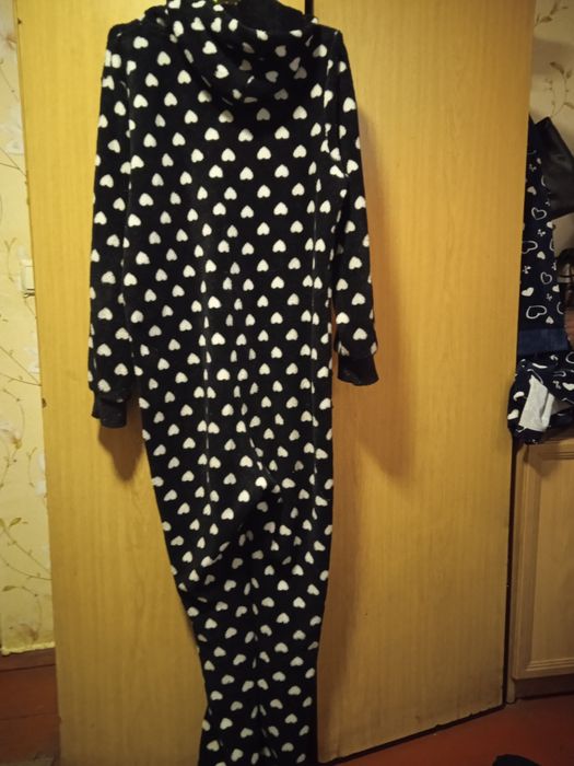 Теплий спальний комбінезон для дорослих