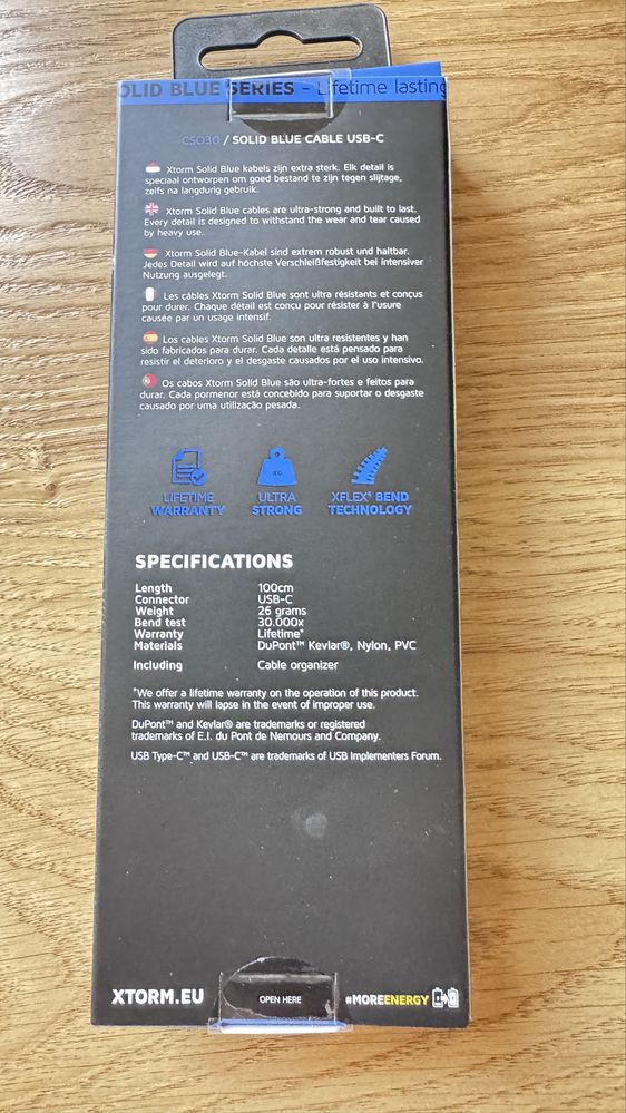 Kabel Xtorm USB -usb-c