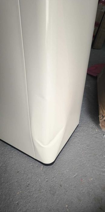 Kosz na śmieci 50L kremowy jedna komora wiadro wewnętrzne WADA