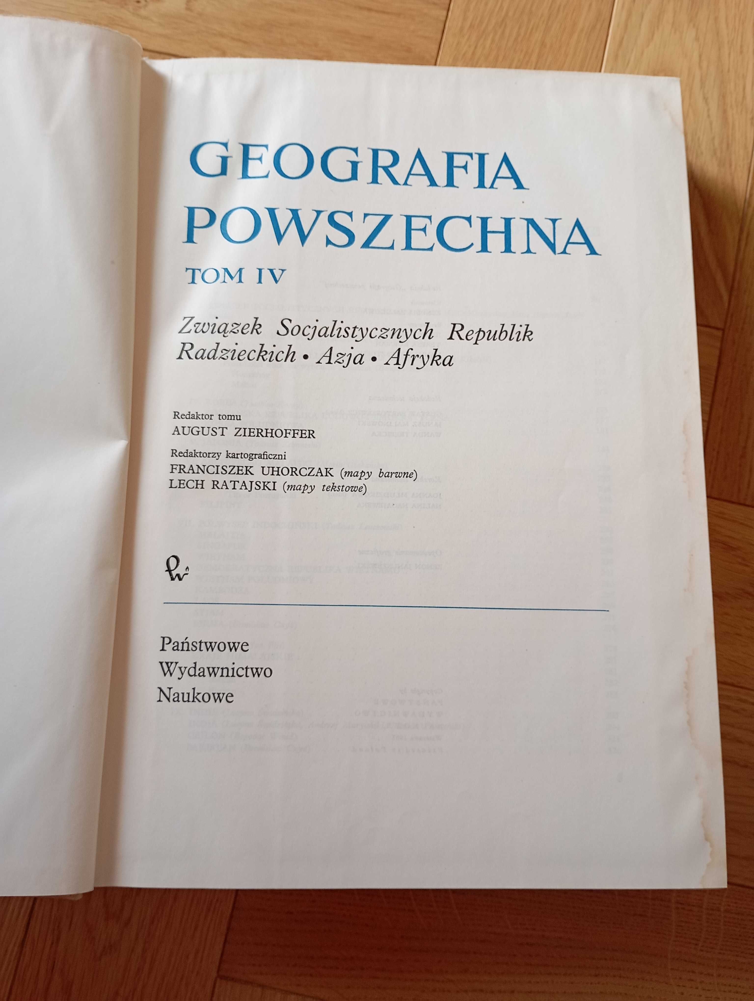 Encyklopedia Geografia Powszechna PWN, Tom I-V