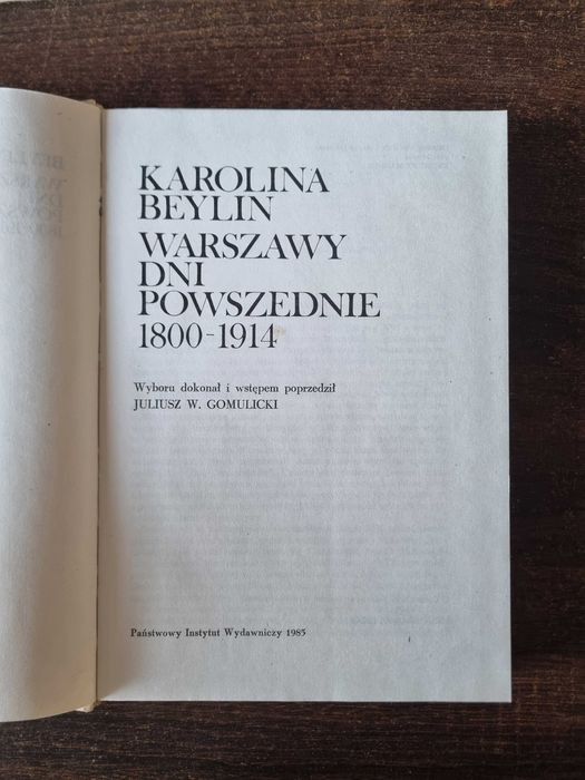 Karolina Beylin Warszawy dni powszednie