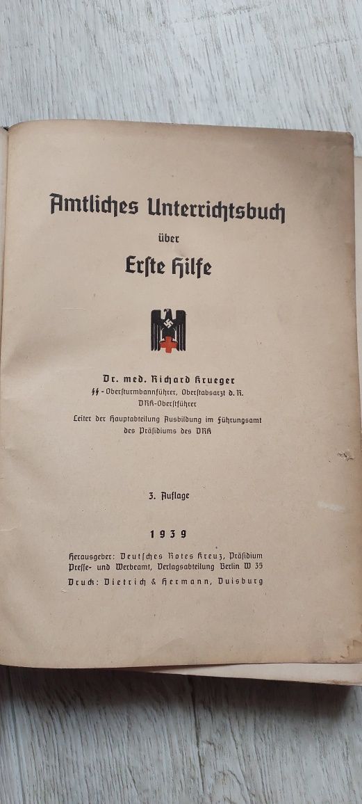 Stara książka Niemiecka 1939r
