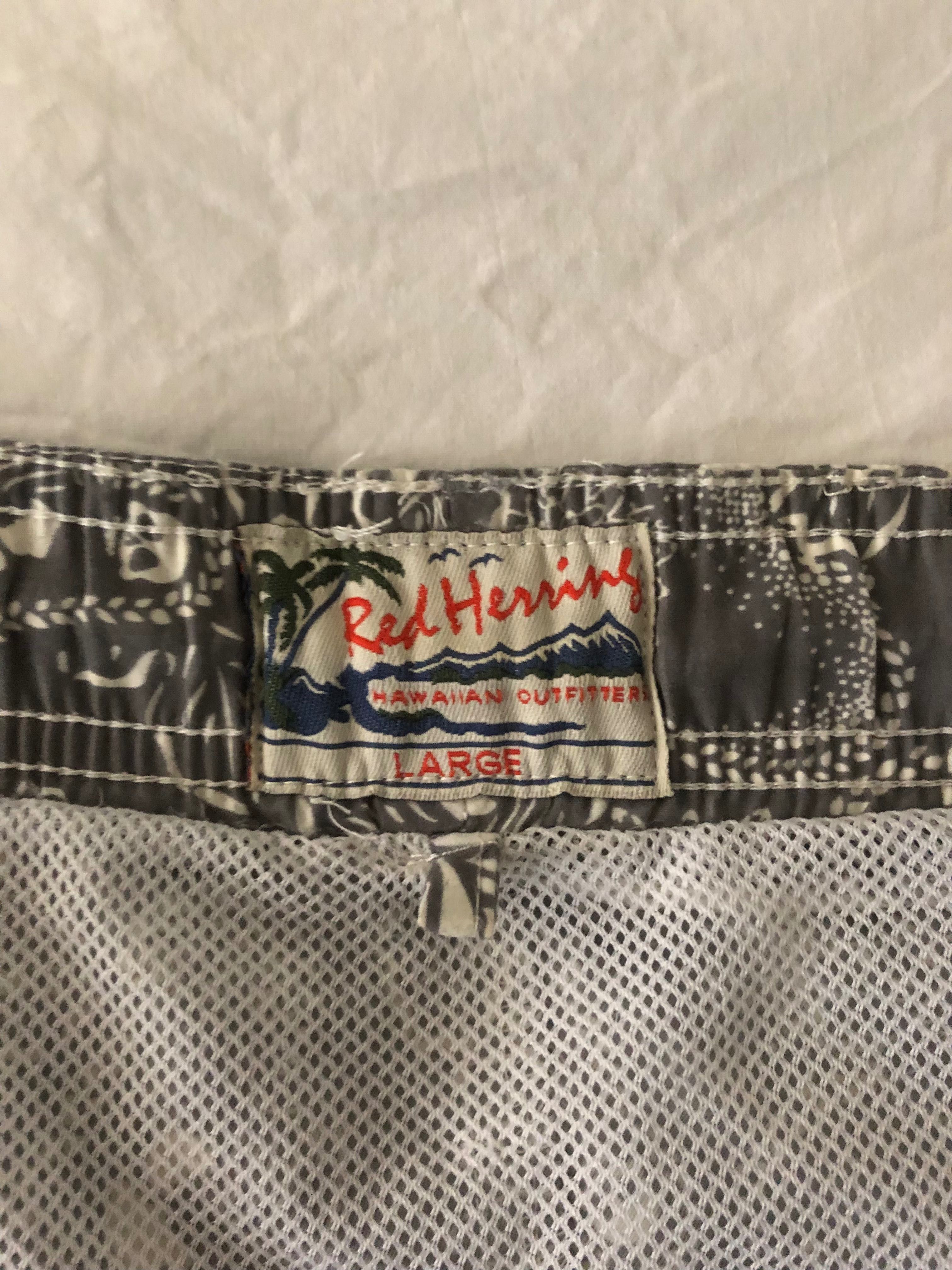 шорты гавайские для плавания и спорта Red Herring, size L