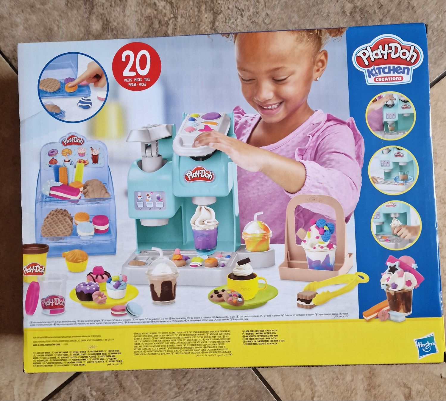 Play-Doh Ciastolina Zestaw Superkolorowa kawiarnia F5836