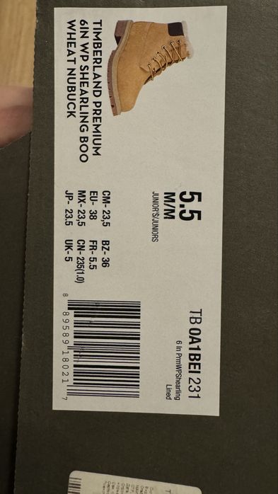 Timberland зимние ботинки