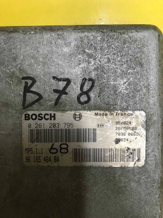 Блок управління двигуном Citroen Xantia 0261203795-9616546480