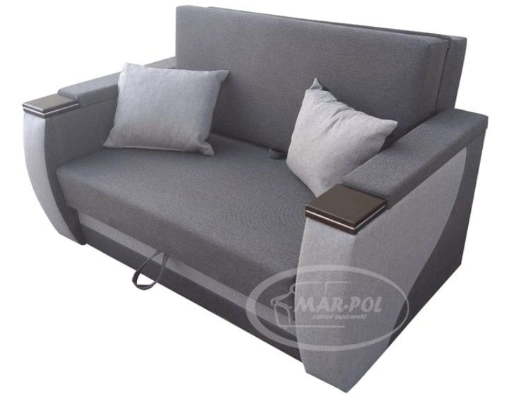 Sofa amerykanka dwuosobowa  spania na sprężyny