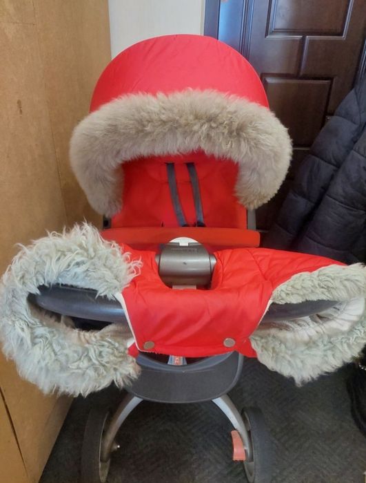 Зимний комплект на коляску stokke.