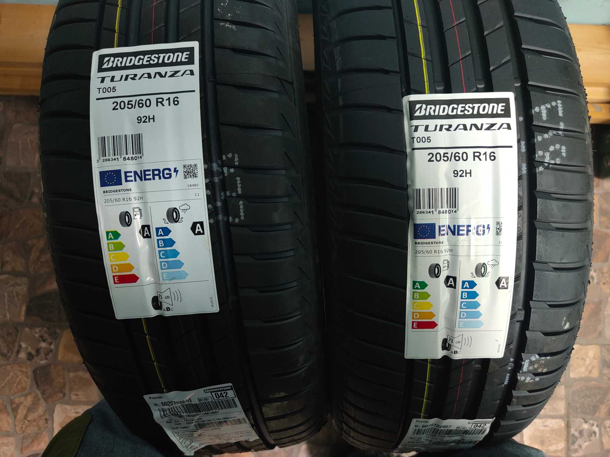 205/60 R16 nowe letnie opony BRIDGESTONE TURANZA T005