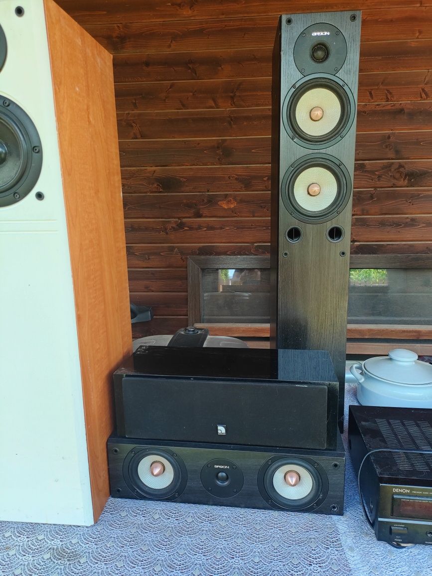 Zestaw głośników amplituner wzmacniacz Denon DRA 335R