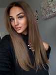 NATURALNA peruka bronzowa