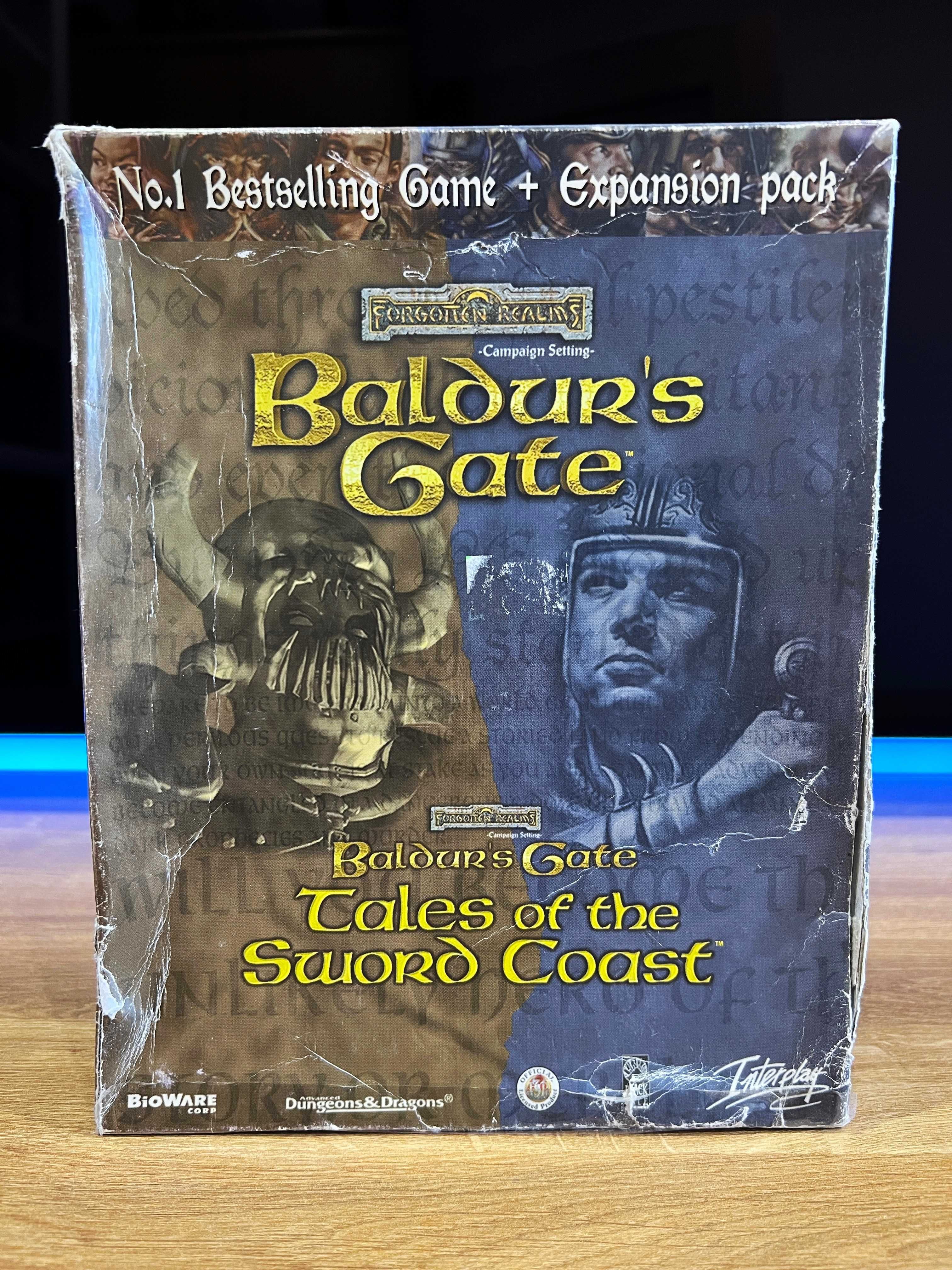 Baldur's Gate 1 gra (PC EN 1998) wydanie BIG BOX
