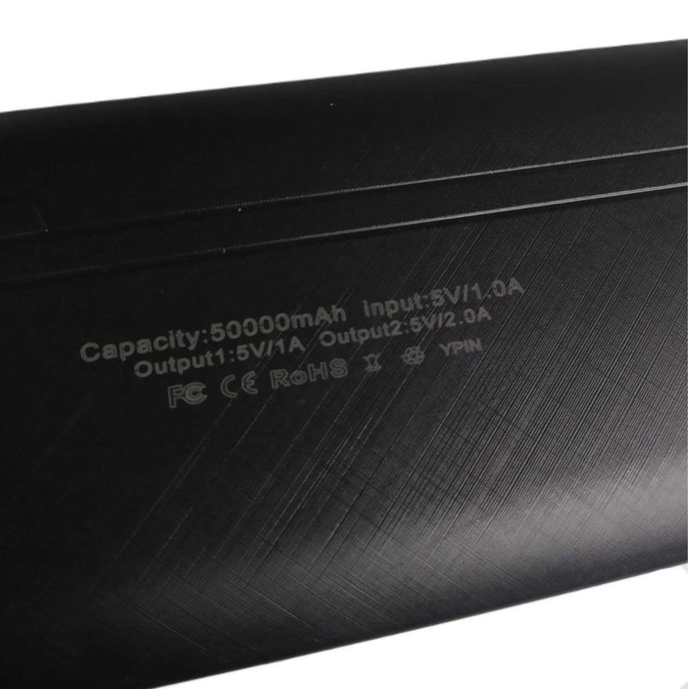 Power Bank + фонарик 50000 mah зарядка powebank павербанк аккумулятор