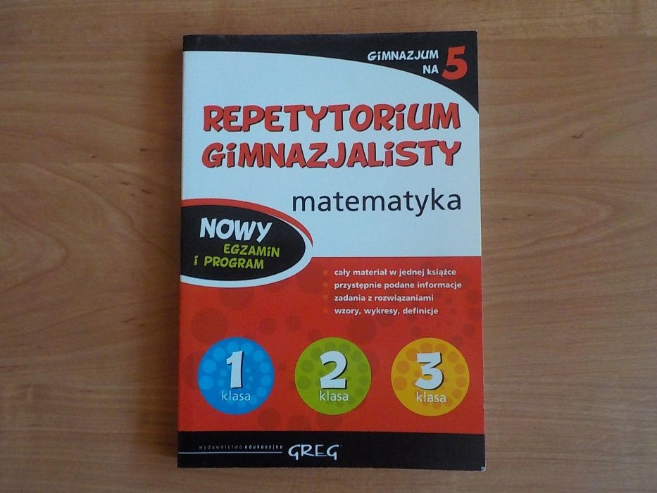 Repetytorium Gimnazjalisty Matematyka