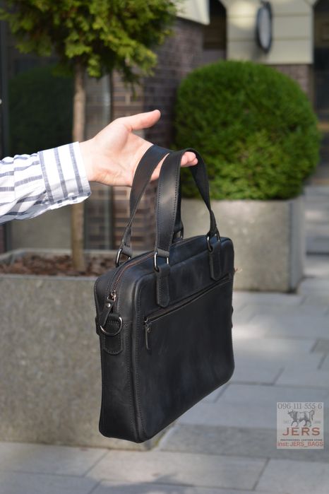 Сумка для ноутбука кожаная шкіряна портфель чоловічий мужская чемодан