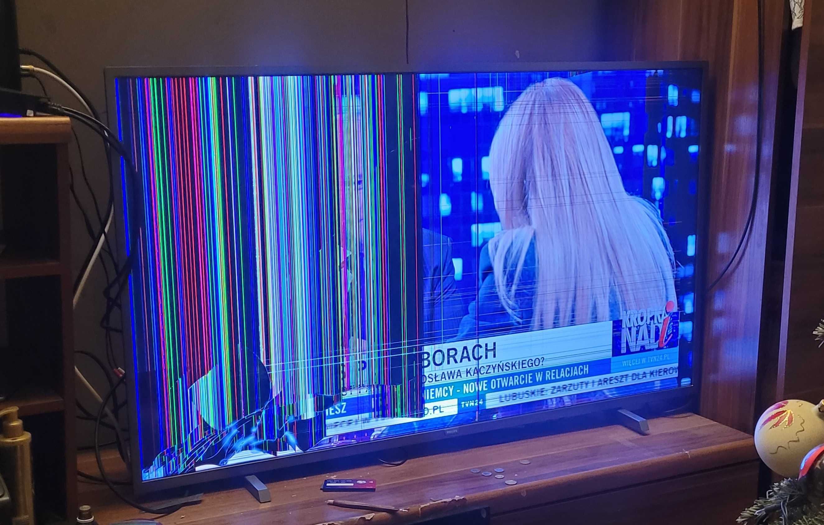 Sprzedam telewizor Philips 50 cali z uszkodzoną matrycą