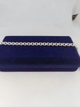Srebrna bransoletka splot Garibaldi długość 22cm, srebro 925