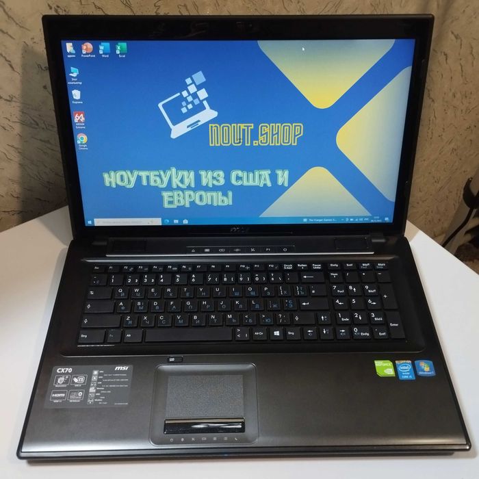 Игровой ноутбук MSI CX70 | 17.3 FHD | Core i5 | видео 2гб | 8/240 SSD