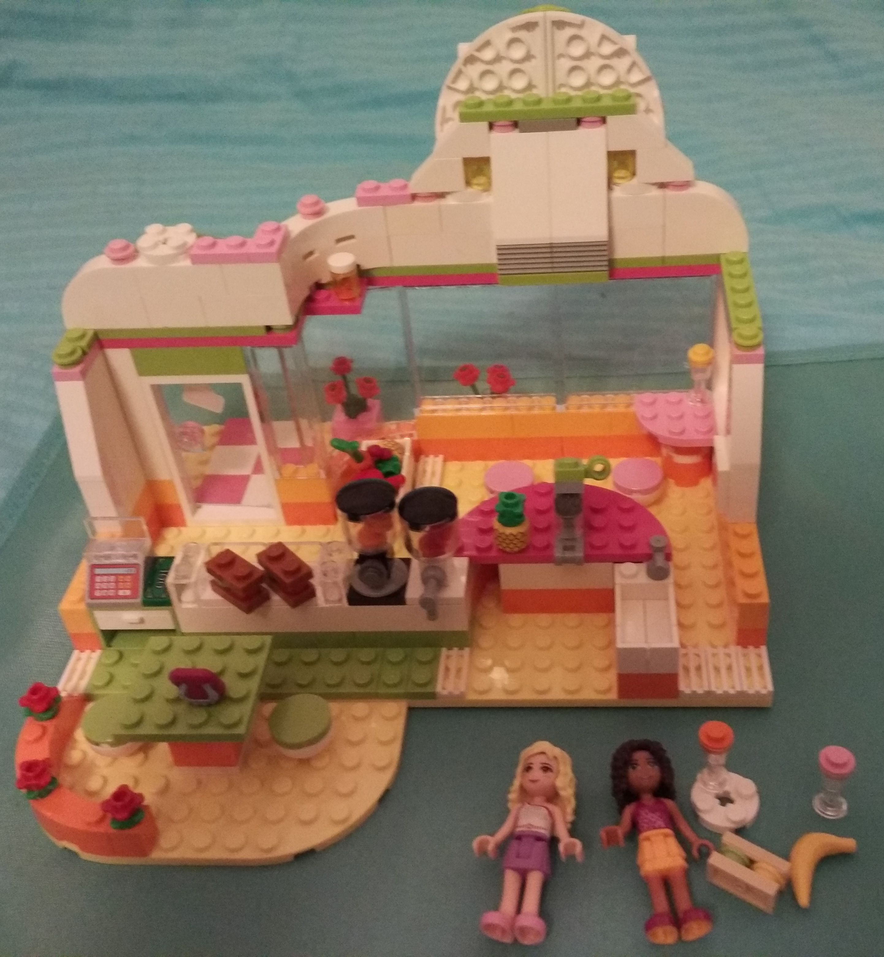 Oryginalne klocki lego friends: Bar z sokami